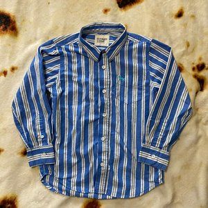 Old Navy Shirt color blue stripe size Small used
